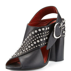 SOLD 🎂 3.1 Philip Lim Studded Crisscross Leather Heel